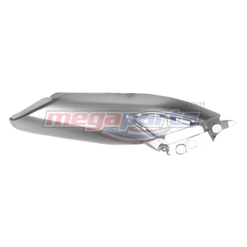 ฝาข้างขวาท่อนหน้า NMAX 155 (YAMAHA) สีเทา 1786,WMB