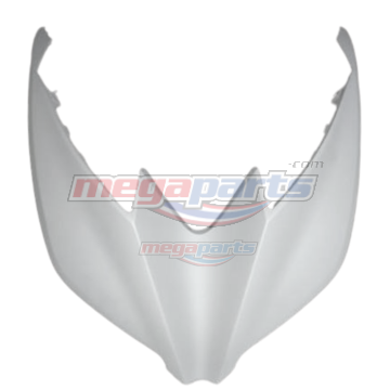 ฝาครอบไฟหน้าตัวบนสีเทา(1758 MBNM3) XMAX 300 2017 (YAMAHA)